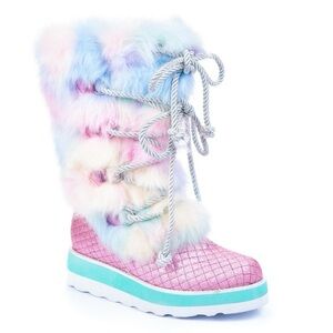 Irregular Choice Cheese and Beans Moon Boots Discontinued